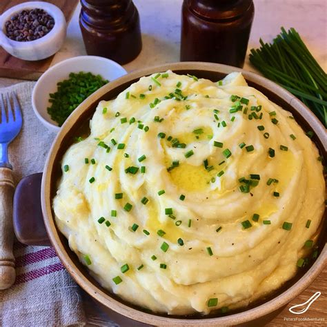 Creamy Garlic Mashed Potatoes Recipe Video Peters Food Adventures