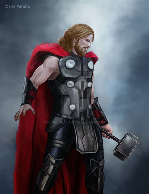 Thor Concept Art Version 1 By Ferperalta On Deviantart
