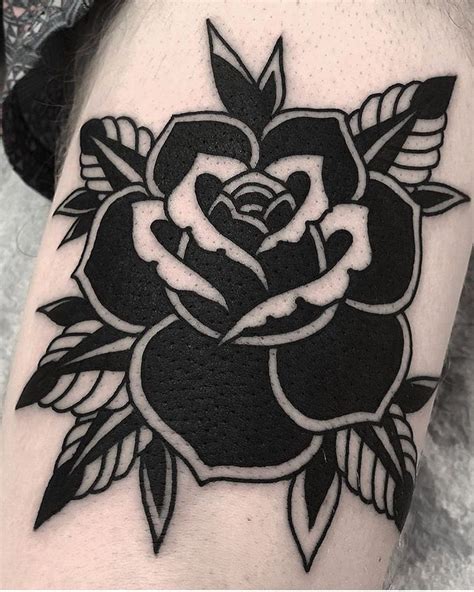 Black Tattoo Traditional Rose Tattoos Black Rose Tattoos Black Tattoos