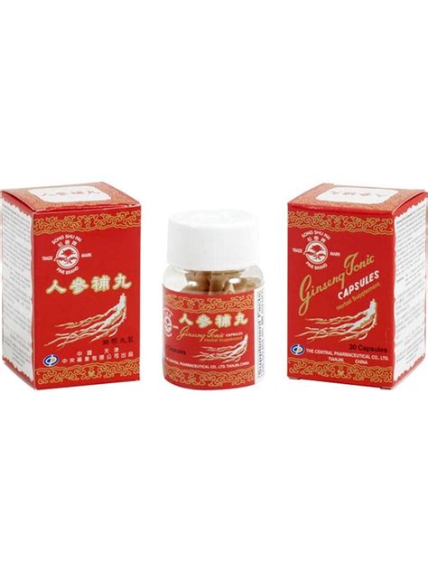 Solstice Song Shui Pai Pine Brand Ginseng Tonic Capsules 30 Capsule