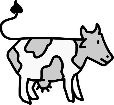 Onlinelabels Clip Art Cow Cartoon Style