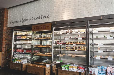 Interior Of The Pret A Manger Cafe On Sheldon Square London Editorial