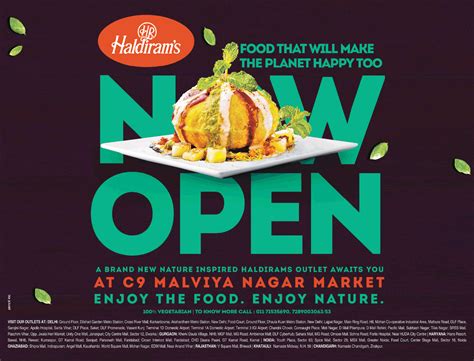 What food places are open now. Haldirams Food That Will Make The Planet Happy Too Now ...