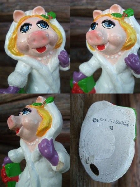 80s Vintage Miss Piggy Xmas Ornament A Nk158 2000toys Antique Mall