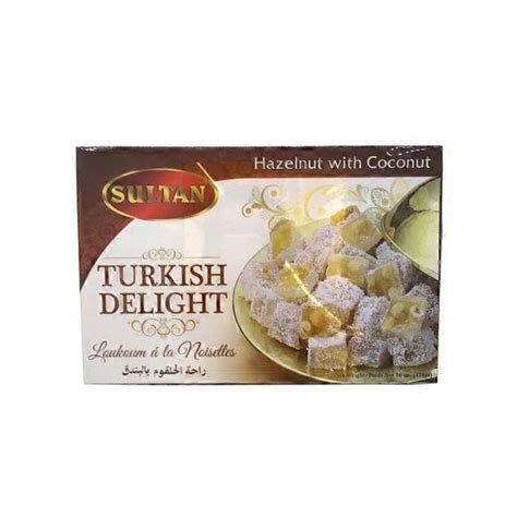 Sultan Turkish Delight Hazelnut With Coconut 16 Oz Instacart