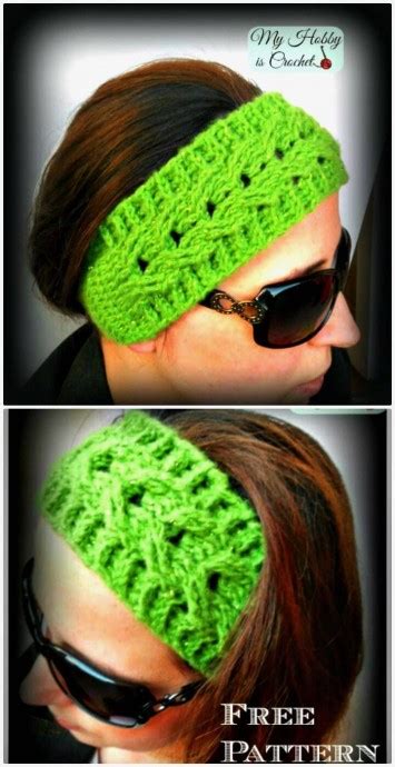 Easy Free Crochet Cable Headband Pattern Free Crochet Pattern