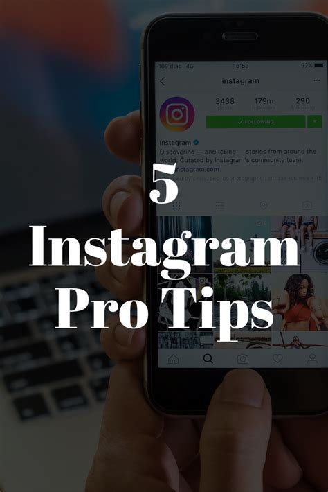 5 Instagram Pro Tips Blog Marketing Marketing Tips Instagram