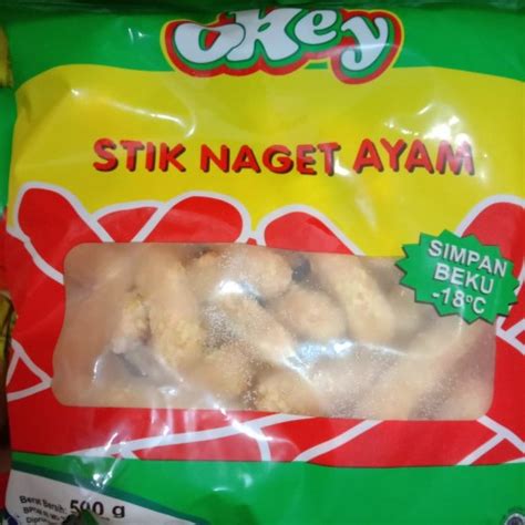 Jual Nugget Ayam Stik Okey 500gram Kota Palembang Simbat Frozen