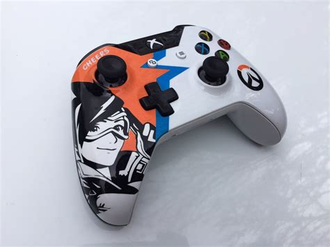 Custom Painted Tracer Overwatch Xbox One Wireless Controller S