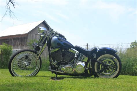 2002 Harley Davidson Fxsts Softail Springer Hot Rod Chopper Bobber Custom