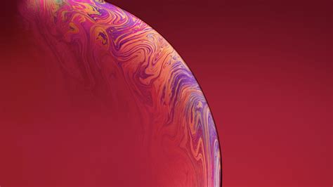 3840x2160 Iphone Xs Double Bubble Red 4k Hd 4k Wallpapers Images