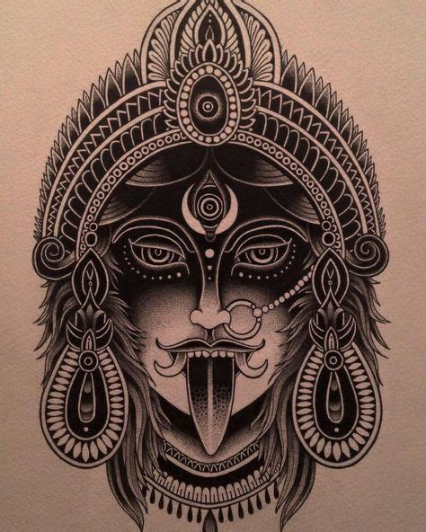 Kali By Dale Sarok Kali Tattoo Goddess Tattoo Kali Goddess