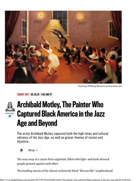Archibald Motley The Painter Who Captured Black America In The Jazz