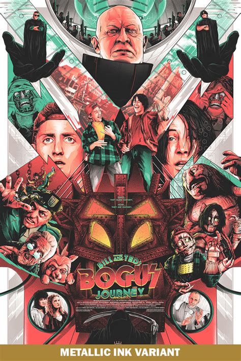 Bill And Teds Bogus Journey Movie Poster Variant Skuzzles