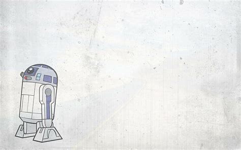 Star Wars R2 D2 Minimalism Hd Wallpaper Wallpaperbetter