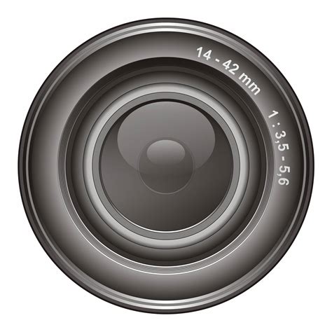 Vector For Free Use Camera Lens