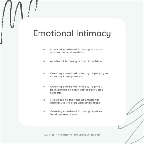 How To Create Emotional Intimacy In Relationships An In Depth Look Centre For Emotional Education