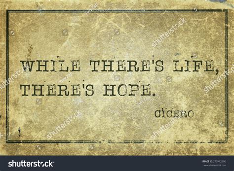 While Theres Life Theres Hope Ancient Stock Illustration 273912290 - Shutterstock