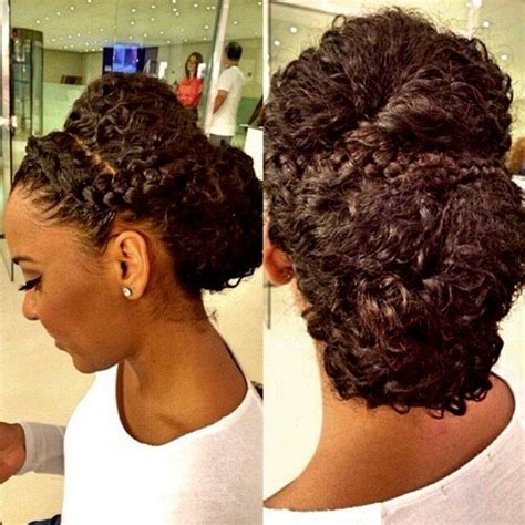 40 Cute Updos For Natural Hair Page 23 Foliver Blog