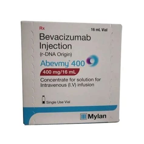 Abevmy 400 Mylan Bevacizumab Injection Packaging Vail At Best Price