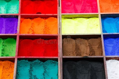 Natural Paint Powders Stock Image Image Of Paint Color 72076597