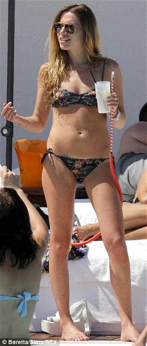 TOWIE S Grace Andrews Flashes Toned Figure In Bandeau Bikini Daily