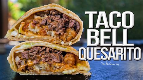 Homemade Taco Bell Quesarito One Seriously Epic Burrito Recipe Sam The Cooking Guy 4k Youtube