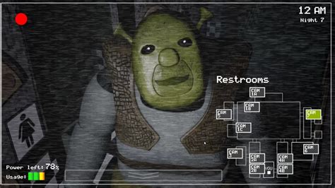 Shrek Visits Five Nights At Freddys 1 Shrek Fnaf Fnaf 1 Mods
