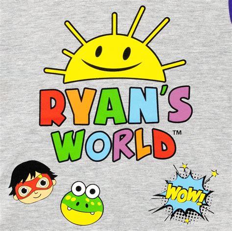 Superhero kid ryan toysreview cartoon ryan saves gus animation video for children. Buy Boys Ryan's World Pyjamas | Kids | Character.com ...
