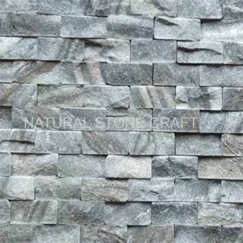 Grey Cultural Stone Cladding Exterior Wall Tile Thickness 10 15 Mm At