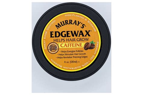 Murrays Caffeine Edgewax Gel 4oz Stimulate Hair Growth Unisex