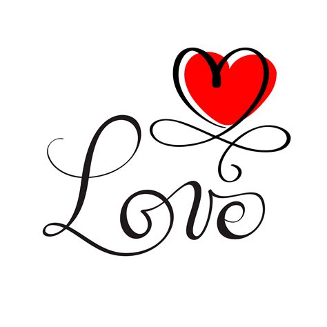 Love Original Custom Hand Lettering Handmade Calligraphy Design