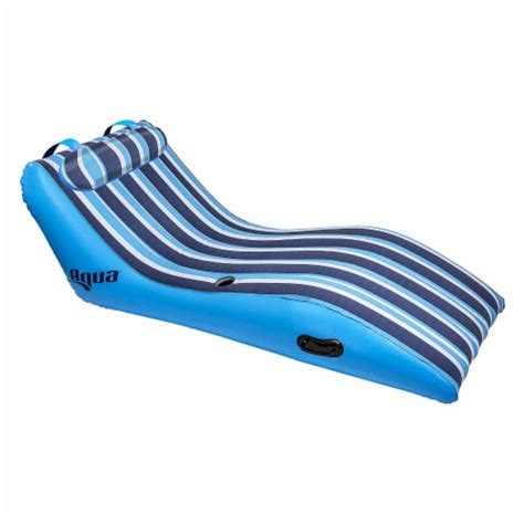 Aqua Lounge 1 Person Swimming Pool Float And 2 Person Pool Float Lounger