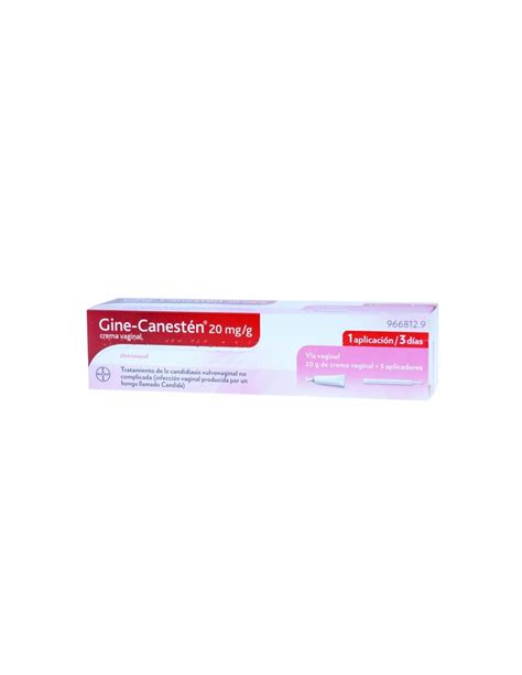 Gine Canesten Crema Vaginal 20mgg 20 Gramos 3 Aplicadores