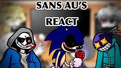 Sans Aus React To Fnf But Everyone Sings It Gcrv Youtube