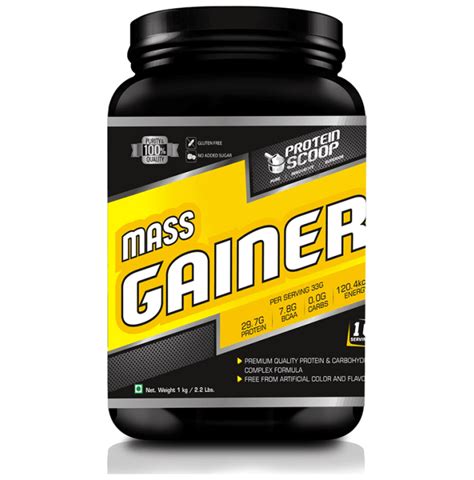 Protein Scoop Mass Gainer Chocolate Buy Jar Of 1 Kg Powder At Best Price In India 1mg