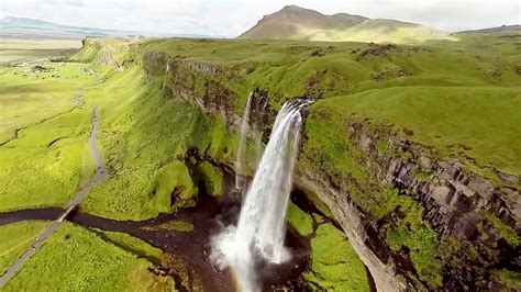 Beautiful Aerial View Of Iceland Youtube
