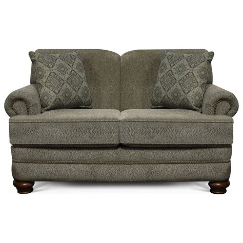 England Reed Traditional Loveseat With Nailhead Trim Howell Furniture