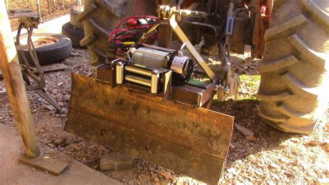 Homemade 3 Point Hitch Winch Mount Youtube
