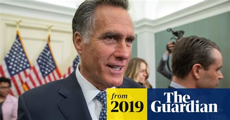 mitt romney says he may not endorse trump for re election in 2020 mitt romney the guardian