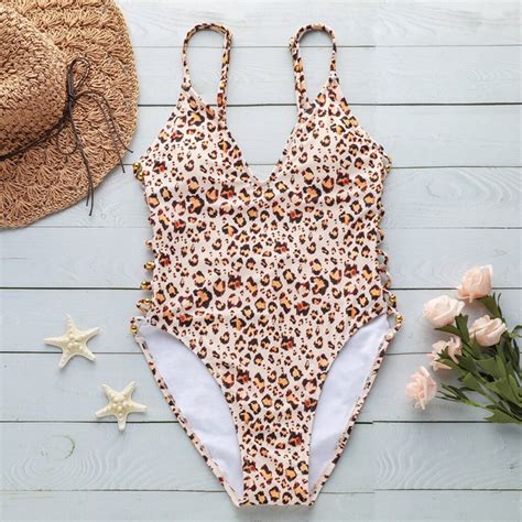 Bikini 2019 Sexy Women Summer Sexy Print Swimwear Beachwear Siamese