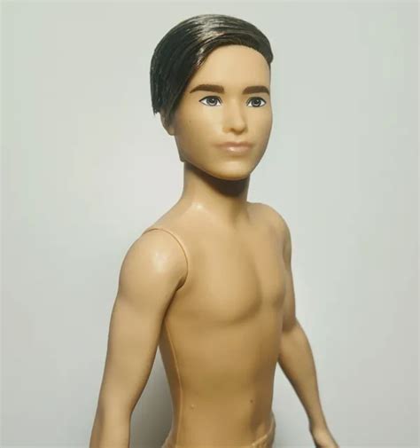 Ken Doll Nude Hispanic Molded Hair Man Bun Broad Body Barbie