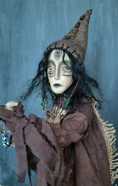 Artist Weird Doll Shaman Uta Taua Tu Ooak Art Doll Spooky Etsy Ooak