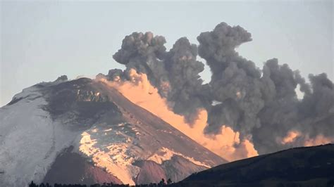 ErupciÓn VolcÁn Cotopaxi 21ago2015 Youtube