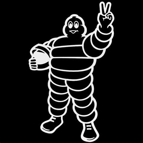 Michelin Man Race Decal Sticker