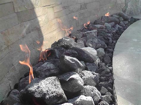 Black Lava Rock Fire Pit Large Volcanic Stone For Fire Fire Pit Fire