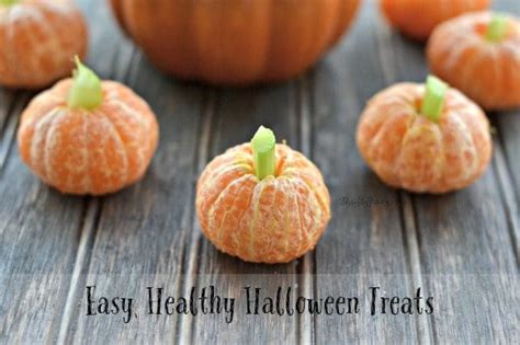 Easy Healthy Halloween Treats Clementine Pumpkins And More