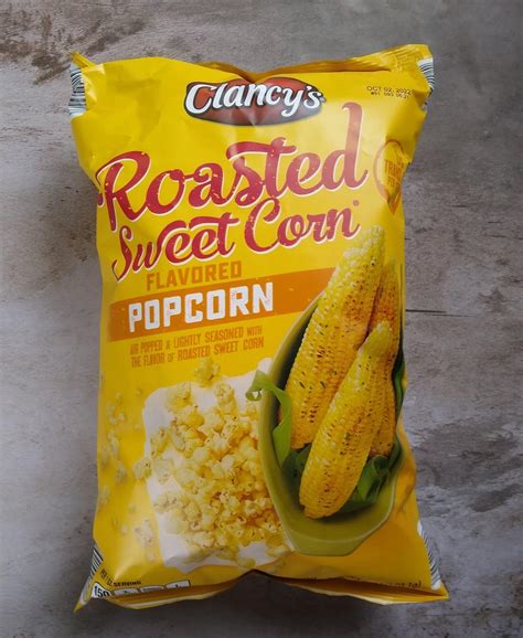 Clancys Roasted Sweet Corn Flavored Popcorn Aldi Reviewer