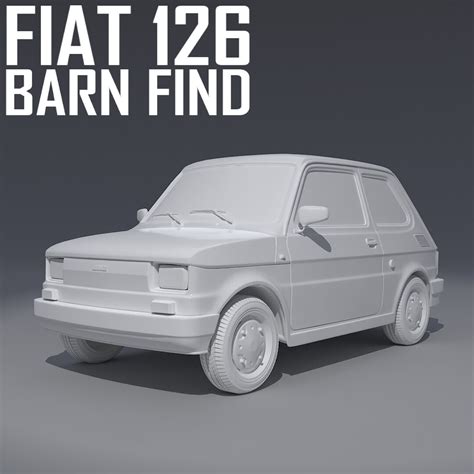 Artstation Fiat 126 Barn Find