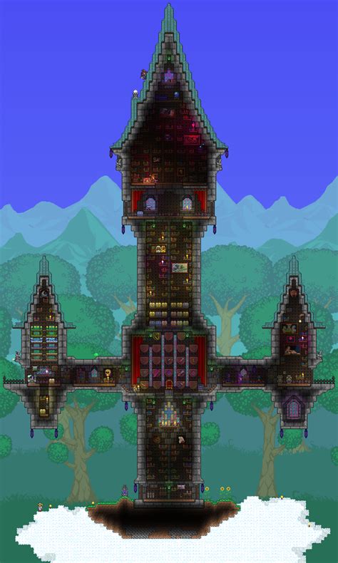 The Wizard Tower My Base From An Expert Mage Playthrough Rterraria